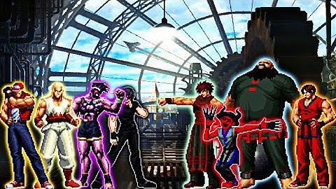 Super Fatal Fury Team VS Super Korea Team [Request Match] KOF MUGEN