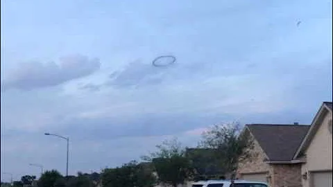 The power went out in my whole neighborhood and then this appeared in the sky  WTF is that