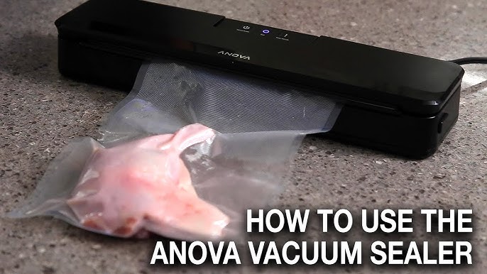  Anova Culinary Precision Vacuum Sealer Pro, Includes 1 Bag  Roll, For Sous Vide and Food Storage, black, medium : Everything Else