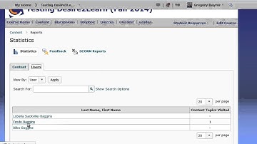 User Progress for Active and Inactive Courses