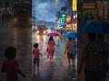 its a different feeling when the rain suddenly comes pouring and you're stuck in town #shorts