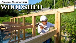 I Was Too Meticulous... Spending 10 Days Building a Stylish Woodshed Completely by Hand [Completion] by Shoyan Japanese Carpenter 297,090 views 10 months ago 21 minutes