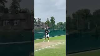 Grigor Dimotrov and Felix Auger Alliasime Wimbledon Practice