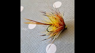 Tying a Mayfly Bumble (yellow) with gamefishingireland