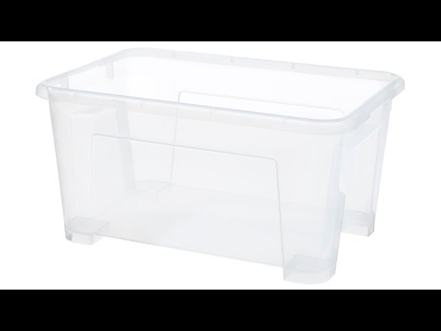 SAMLA Box, clear, 11x7 ½x5 ½/1 gallon - IKEA