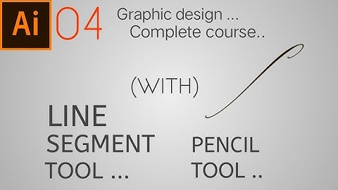 Adobe Illustrator  CC 2020 Tutorials Class 4 Line Segment Tool Pencil Tool?  IN HINDI..