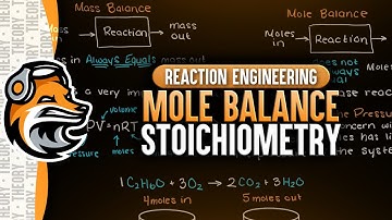 Mole Balance Stoichiometry | Reaction Engineering