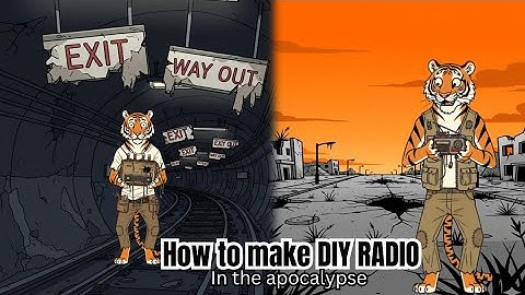How I Made A DIY Radio In A Post-Apocalyptic World #science 