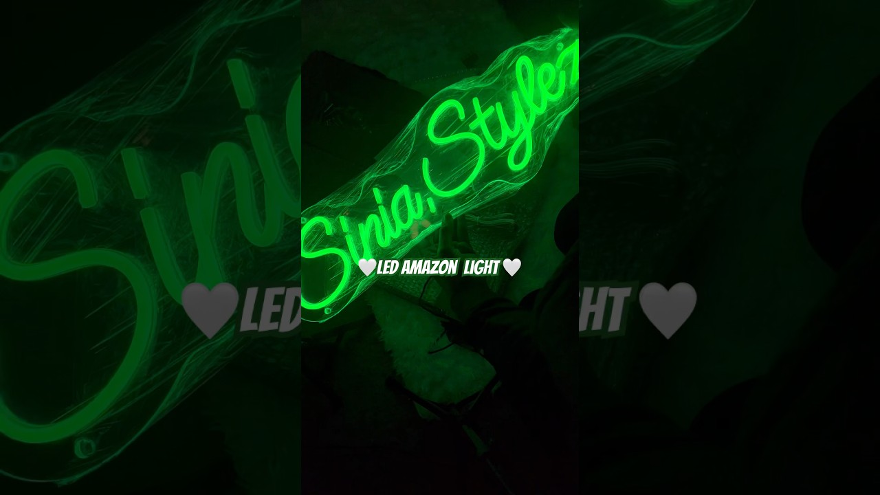 AMAZON NEON LIGHT REVIEW #neonsign #amazon #shorts #fyp #diy #viral #ledlights #trending
