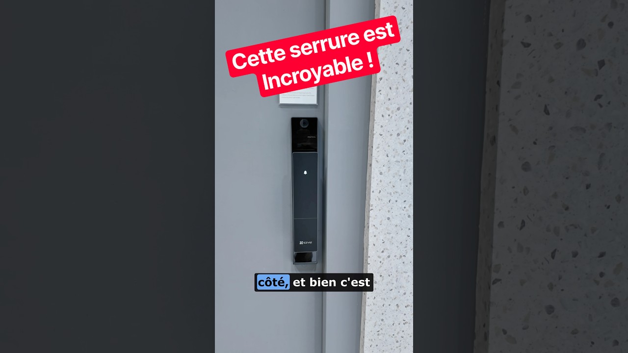 Cette serrure connectée est incroyable (EZVIZ DL50FVX)