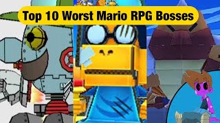 Top 10 Worst Bosses from the Mario RPGs
