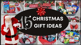 15 *LAST MINUTE* Christmas gift /gift basket ideas on a budget! fast / easy / thoughtful!!