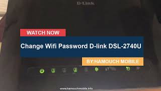 Change Wifi Password D-Link DSL-2740U
