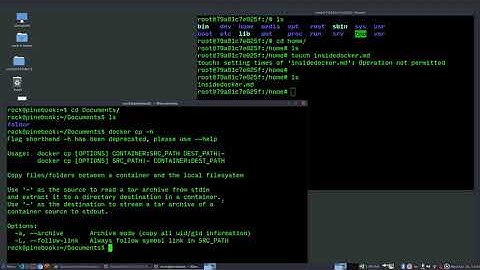 DOCKER COPY FILES FROM INSIDE CONTAINER TO HOST