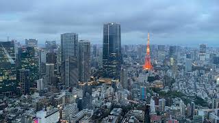 Tokyo Mori tower Tokyo City View - Tokyo tower light up (April 3th 2025)Untitled