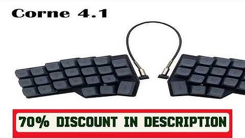 A must-have product! Corne V4.1 Split Ergonomics Hot-swappable MX Mechanical Keyboard Wired South