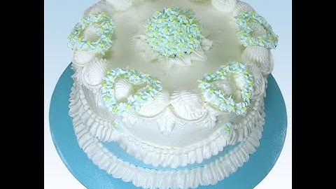 English-Style Overpiping Royal Icing Piping Techniques Cake Decorating How To Video Tutorial Part 1