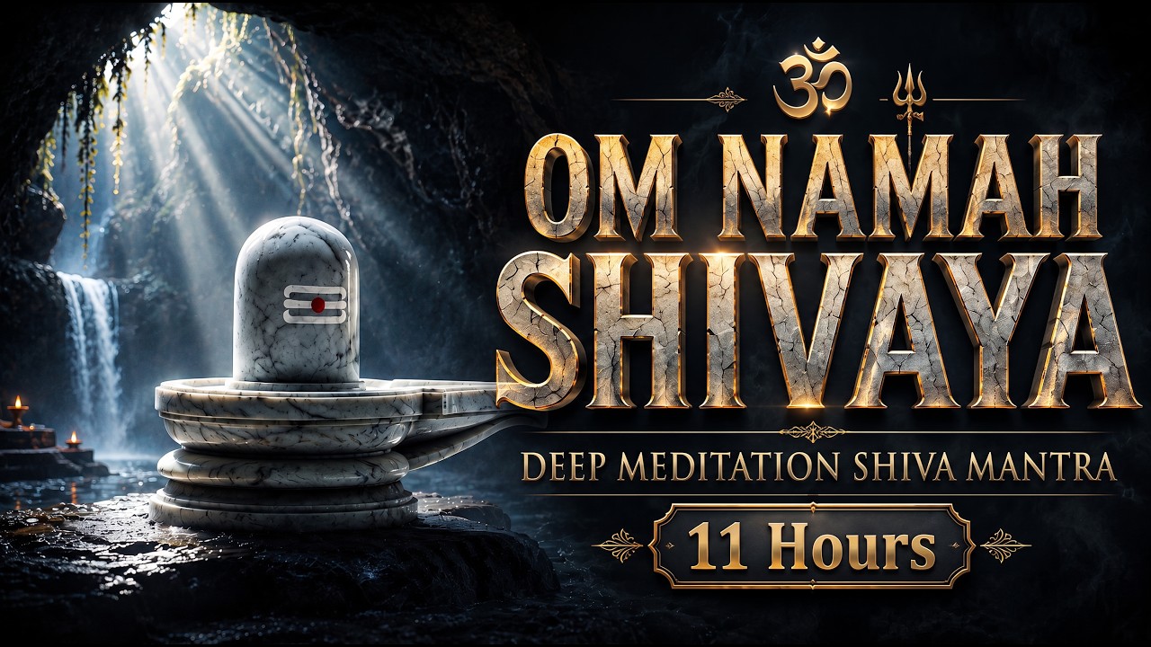 Shiva Panchakshari Mantra 11 Hours | LIVE Om Namah Shivaya Mantra for Night Meditation live session