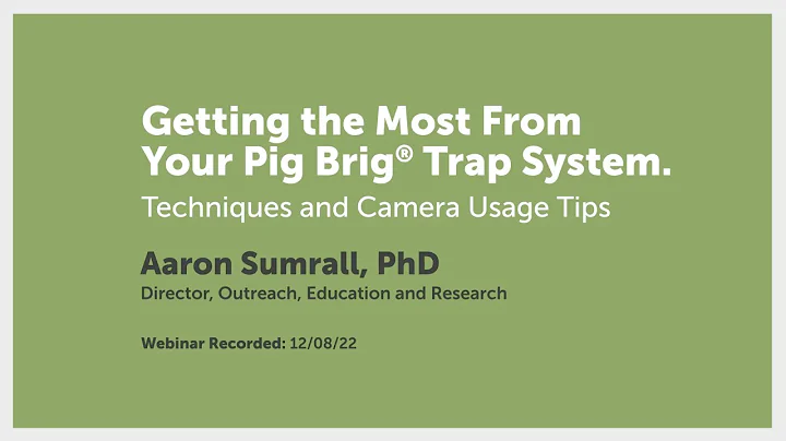 Getting the Most from Your Pig Brig Trap System | Pig Brig Trap Systems