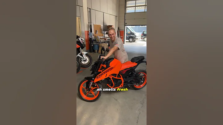 The first owner of the 2024 KTM 125 & 390 DUKE 🤩 #motorcycle #motorbike #390duke