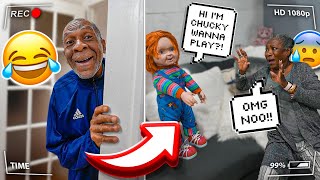 CHUCKY Doll Comes To Life Scare Prank On My Wife!