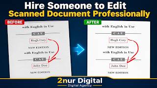 Hire Someone to edit scanned document professionally | #Hire #Someone #to #edit #scanned #document