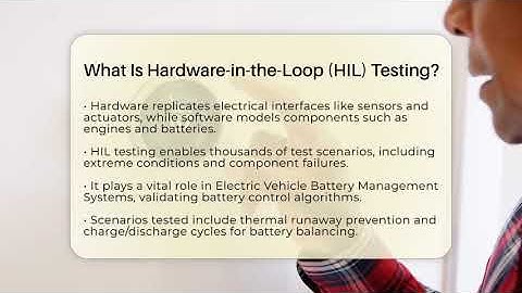 What Is Hardware-in-the-Loop (HIL) Testing? - Talking Tech Trends