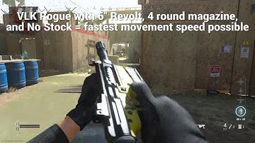 The fastest possible movement speed in Modern Warfare