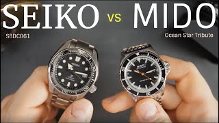 Seiko SBDC061 Vs Mido Ocean Star Tribute Which is the Better Affordable  Diver - Powermatic 80 v 6R15 - YouTube
