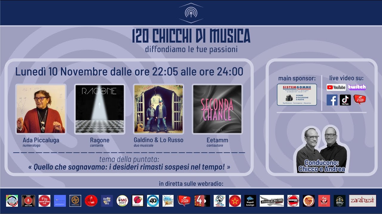 120 CHICCHI DI MUSICA . PUNTATA N°33 DEL 2025