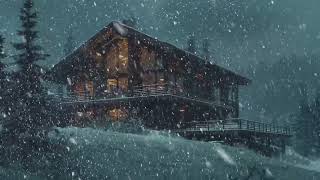 Freezing Wind Storm & Heavy Blizzard Sounds for Sleeping | Loud Blowing Snow & Frosty Wind Ambience