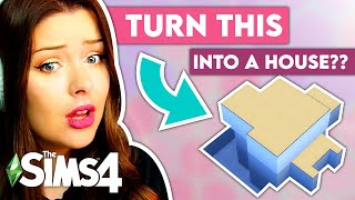 I Tried This IMPOSSIBLE Lilsimsie Shell Challenge in The Sims 4 // Sims 4 Build Challenge