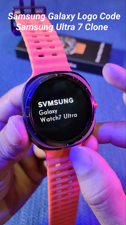 Samsung Galaxy Watch 7 Ultra Samsung Logo Code #applewatchseries10unboxing #smartwatchunboxing