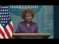 WATCH LIVE: White House press briefing with Press Sec Karine Jean-Pierre