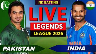 🔴 LIVE: IND Legends vs PAK Legends, Live Cricket Match Scores, Commentary, Asian Legends League 2026