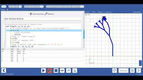 Using Recursion to Draw a Fractal Tree