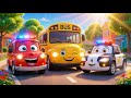 The Wheels on the Bus Go Round and Round 🚌 | Classic 3D Nursery Rhymes | Cocomellon