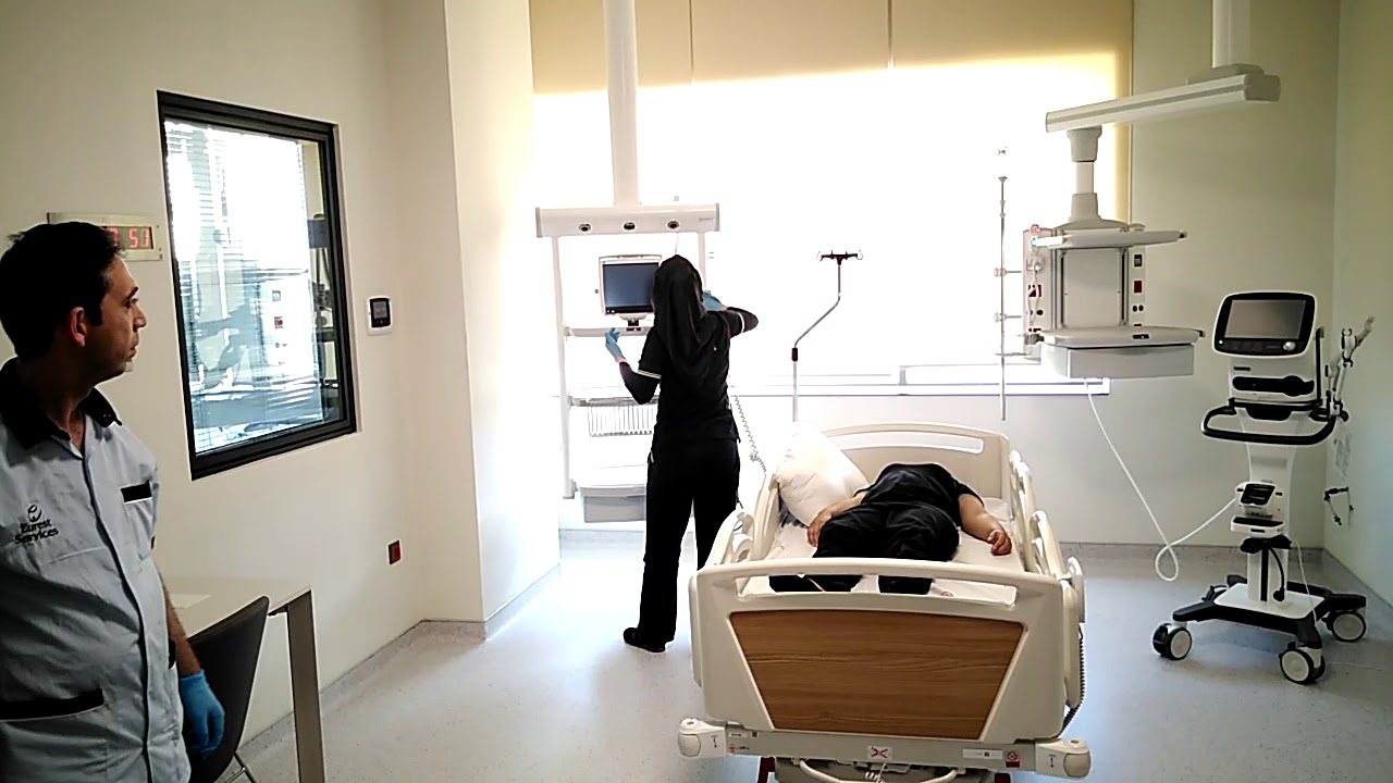 Yogun bakım odası temizliği