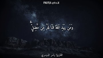 ( أليس الله بكاف عبده ) صوت جميل قرآن كريم حالات واتس قرآن كريم ومن يضلل الله فما له من هاد
