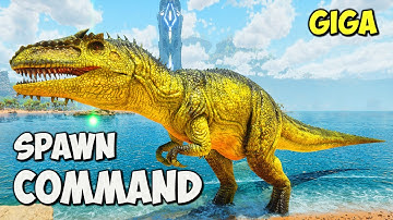 Giga ASA Spawn COMMAND | How To Summon a GIGA in ARK Survival Ascended