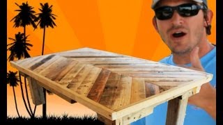 How To Build A Coffee Table Out Of Pallet Wood: Project 5 Paint/distress/antique Furniture