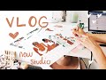 VLOG // Day in the life of a full-time artist & illustrator // new apartment, packing shop orders ☀