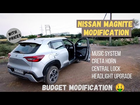 Base model to top model | Nissan Magnite Xe | modifications | Abhi Verma | क्या से क्या बना दिया😍