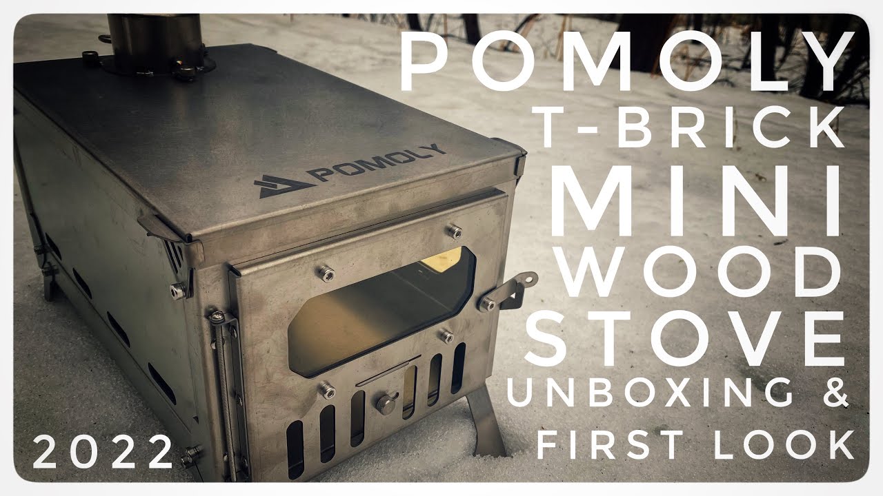 Pomoly T-Brick Mini Wood Stove For Hot Tents - YouTube