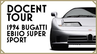 UNDER THE HOOD: EXTENDED TOUR OF THE 1994 BUGATTI EB110 SUPER SPORT