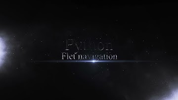 Python - Flet - Navigation