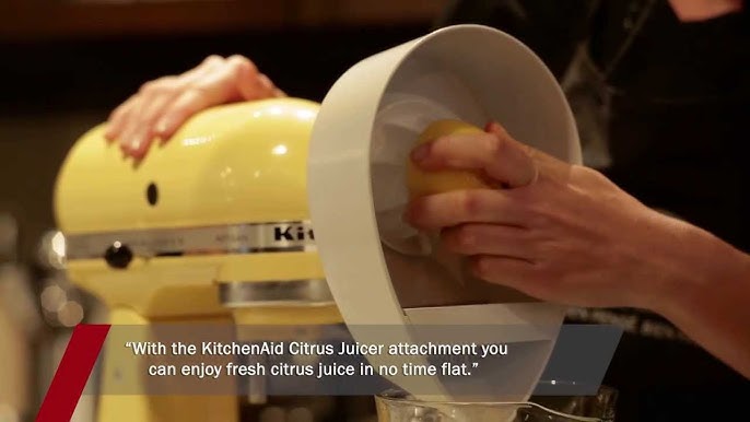 New attachments help make kitchenaid® stand mixer A true “culinary center”