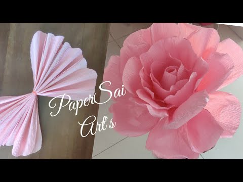 Flores de papel (rosas)  Paper flowers (roses) - Vídeo Dailymotion