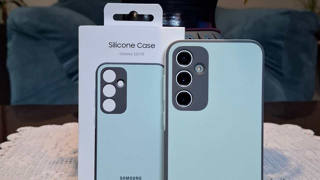 Mitetabo Custodia Per Samsung Galaxy S23 Color Menta, Silicone Morbido Con Placcatura Oro E Cordino Incluso, Design Cuore Lussuoso