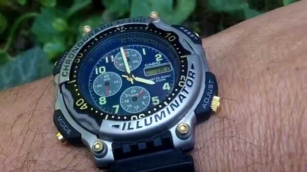 casio illuminator chronograph watch